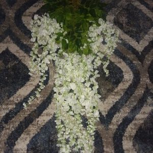 Wisteria hanging flower 24 silk artificial decor